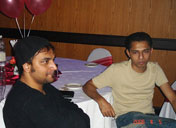 Saleem with Ashraf Sheikh